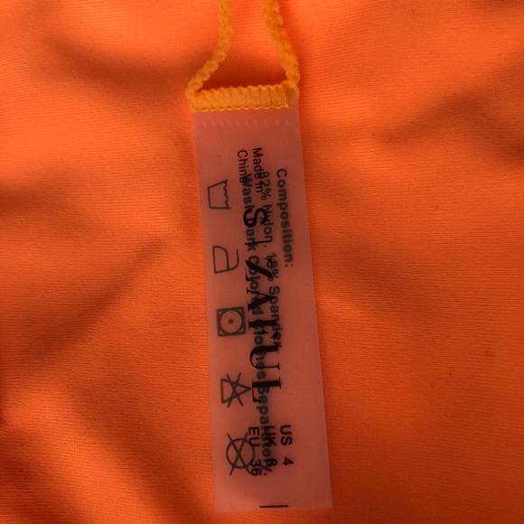 Orange string bikini - Picture 8 of 8